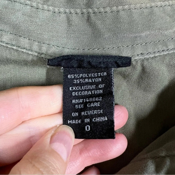 Torrid Olive Green Button Down Top - Picture 2 of 5